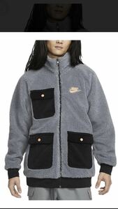 【NIKE】NSW SHERPA FULLZIP JACKET リバーシブルフリースジャケット XLサイズ 送料込