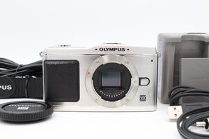 【良品】OLYMPUS オリンパス ミラーレス一眼 E-P1 ボディ シルバー E-P1 BODY-SLV #LE2024790