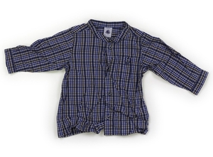 プチバトー PETIT BATEAU シャツ・ブラウス 60サイズ 男の子 子供服 ベビー服 キッズ