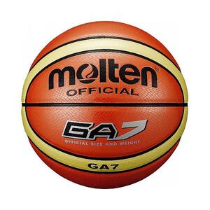 【新品】〔モルテン Molten〕 バスケットボール 〔7号球〕 オレンジ 人工皮革 BGA7 〔運動 スポーツ用品〕