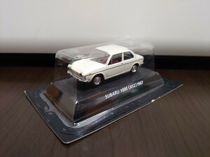 コナミ 絶版名車コレクション1/64 スバル 1000 (A12) 1967 白