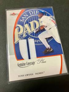 150枚限定 Tony Gwynn 2001 Fleer Genuine Genuine Coverage Plus Padres