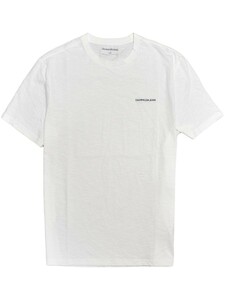 ★未使用タグ付★カルバン クライン ジーンズ メンズ 半袖Tシャツ スモールロゴ 白 ホワイト XL (A182)