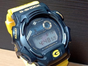 ジャンク 割れあり CASIO カシオ G-SHOCK ガルフマン DW-9701K-9JR 腕時計