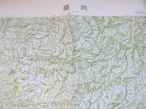 20万分の1地形図「盛岡」●昭和58年発行