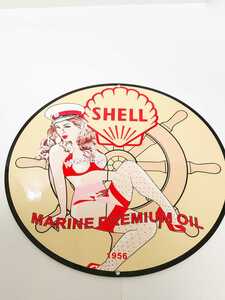 ★激レア★　1956年　ビンテージ SHELL 看板 アメリカ US 世田谷ベース　当時物 本物