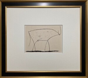 【特価】　≪　　パブロ・ピカソ　　≫　　リトグラフ【石版画】 　 THE BULL 　 1947年　 　PABLO　PICASSO