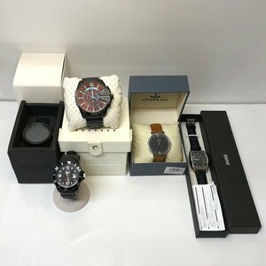 TOM【ジャンク品】 DIESEL NIXON 他 腕時計 まとめ 5点セット　　 〈197-240627-WY-1-TOM〉