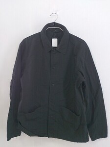 ◇ green label relaxing グリーンレーベル UNITED ARROWS 長袖 シャツ サイズL ブラック メンズ P