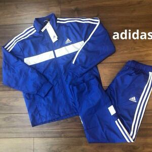 新品　adidas アディダス　ウインドブレーカー　ジャケット　パンツ　上下セット　セットアップ 160cm