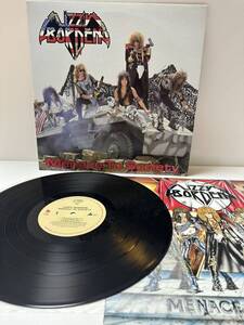 レコード LP Lizzy Borden「Menace To Society」/ Enigma ALI-28028（管理No.18）