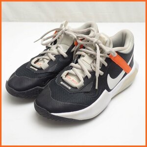 ★NIKE/ナイキ エアズーム クロスオーバー スニーカー 男の子用 22cm/ネイビー×オレンジ系/DC5216-004/キッズ/バッシュ&2023300003