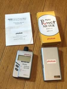 光ファイバー用光パワーメーターPHOTOM MODEL211 Mini power meter