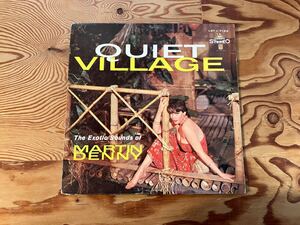 US初期プレス 深溝 虹ラベ MARTIN DENNY Quiet Village (