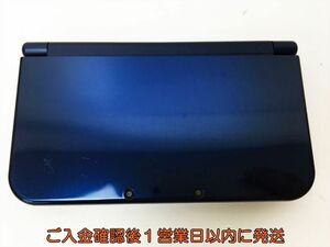 【1円】Newニンテンドー3DSLL 本体 ブルー 任天堂 RED-001 初期化/動作確認済 3DS LL 画面ヤケあり EC23-025rm/F3