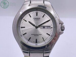 BA0607043　△CASIO カシオ MTP-12280J クォーツ 腕時計 デイデイト シルバー系 デイデイト アナログ ラウンド 現状品