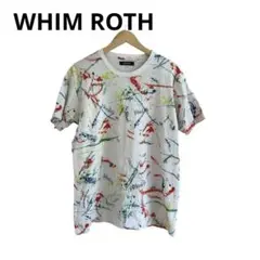 超美品！WHIM ROTH デザインTシャツ　ホワイト