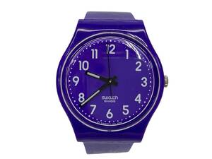 SWATCH (スウォッチ) Callicarpa Vichy 腕時計 2本セット カスタムパーツ 7色カラー パープル×レッド ウィメンズ/028