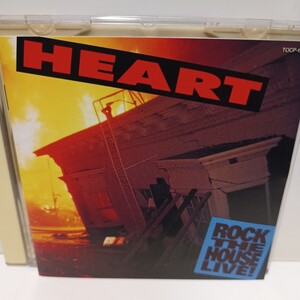 HEART「ROCK THE HOUSE LIVE!」国内盤