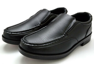 新品 ウィルソン 1602 黒 27cm Wilson メンズカジュアルシューズ メンズスリッポンシューズ ウォーキングシューズ 4E 幅広 靴 紳士靴