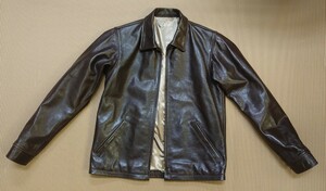 KADOYA HEAD FACTORY 牛革 Ref leather レザージャケット シングル LLサイズ ライダース MADE IN JAPAN 日本国内製造のヘッドファクトリー