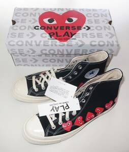 PLAY COMME des GARCONS CONVERSE HI black 26.5cm ハイカット コンバース コムデギャルソン