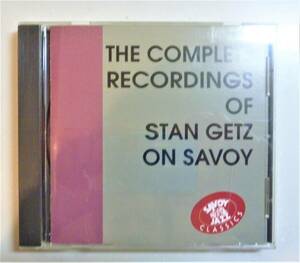 【非売品ＣＤ】Stan Getz on Savoy　スタン・ゲッツ