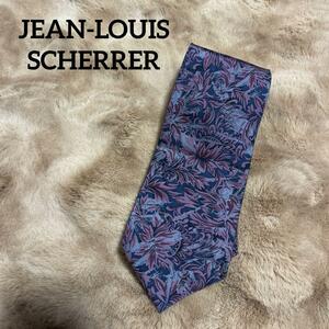 JEAN-LOUIS SCHERRER シルクネクタイ　メンズ小物　花柄