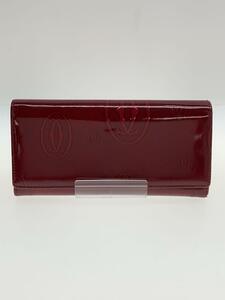 Cartier◆長財布/エナメル/BRD/総柄/レディース