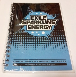 月1出品 新品未開封★非売品 キリン元気炭酸 EXILE SPARKLING ENERGY リング ノート グッズ 2011年 KIRIN エグザイル ノベルティ LDH 3代目