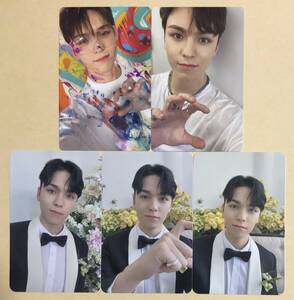 SEVENTEEN バーノン VERNON Carat盤 ランダム トレカ 5枚セット CD アルバム FML Super Face The Sun HOT セブンティーン セブチ photocard