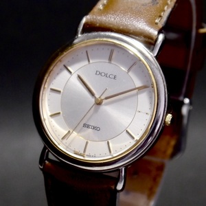 セイコー SEIKO 腕時計 ドルチェ Dolce 8N41-6070 3針 メンズ クォーツ 動作品 2311006