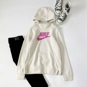 NIKE　　ナイキ　　ベージュ　　フード付きパーカー　　　