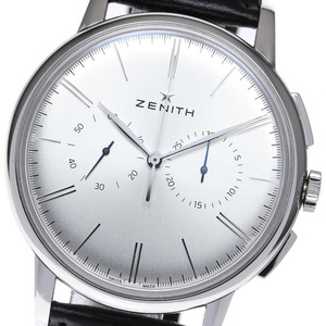 ゼニス ZENITH 03.2270.4069 エリート クロノグラフ 自動巻き メンズ _823112