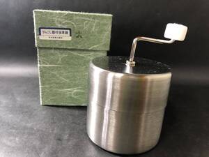 茶道具　水屋道具　抹茶ふるい缶　うらごし器　抹茶篩器　美品　未使用　店舗保管品　ブラシ付き