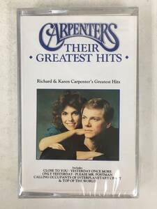 ■□X057 未開封 CARPENTERS カーペンターズ THEIR GREATEST HITS ゼア・グレイテスト・ヒッツ カセットテープ□■