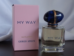 GIORGIO ARMANI ジョルジオ アルマーニ★MY WAY マイ ウェイ EDP 50ml 香水,箱付 *ほぼ未使用