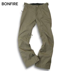 BONFIRE ボンファイア 秋冬★ スノーボード ウェア パンツ アウトドアパンツ ブーツカット 防水 保温 Sz.S メンズ スノボ　A4B05424_A#R