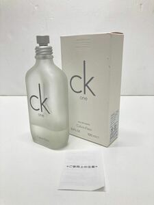  Calvin Klein　カルバンクライン　CK one　シーケーワンオードトワレ　香水　箱付き　中古