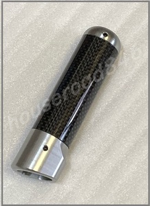 新品 三菱純正 ランエボ7/8/9/9MR カーボンサイドブレーキグリップ CT9A CT9W カーボン＆シルバー CT9A JDM Carbon Handbrake Grip