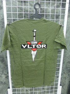  Vltor U.S.A. Apparel Tシャツ Sサイズ グリーン 送料無料 VLTOR WEAPON SYSTEMS Knife Dagger Logo ロゴ