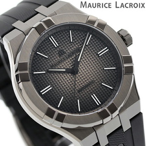 モーリスラクロア アイコン オートマティック ガンメタル 自動巻き 腕時計 ブランド メンズ 数量限定 MAURICE LACROIX AI6008-PVB00-330-2