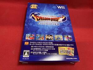 【一部未開封】Wii ドラゴンクエスト25周年記念 ファミコン&スーパーファミコン ドラゴンクエストⅠ・Ⅱ・Ⅲ