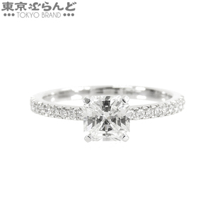 101743261 ティファニー トゥルー ハーフ サークル ダイヤモンド リング Pt950 ダイヤ 0.85ct 0.09ct 11号相当 リング・指輪 仕上済