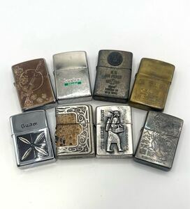 ● ZIPPO ● Zippo ジッポ オイルライター ライター 喫煙具 喫煙グッズ 8個セット 現状品