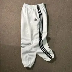 adidas 万国旗タグ OLD スウェットパンツ トラックパンツ ホワイト