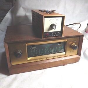 即決　稀少　50・60年代　真空管式チューナー　フィッシャー　FISHER　80R＋マルチプレックス　アダプター　HEATHKIT　AC-11 セット　　　