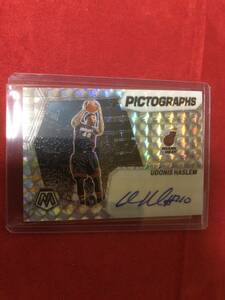 NBA card Auto Sign Udonis Haslem マイアミヒート　永久欠番　レア　マイケルジョーダン　Michael Jordan