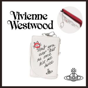 ○★新品 未使用 Vivienne Westwood キスミーキティ パスケース ホワイト (ヴィヴィアンウエストウッド)○●