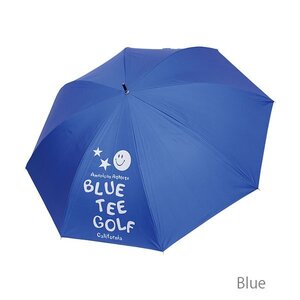 ●3③送料無料【ブルー】ブルーティーゴルフ 【晴雨兼用ワンタッチアンブレラ】【AC-021】BLUE TEE GOLF 